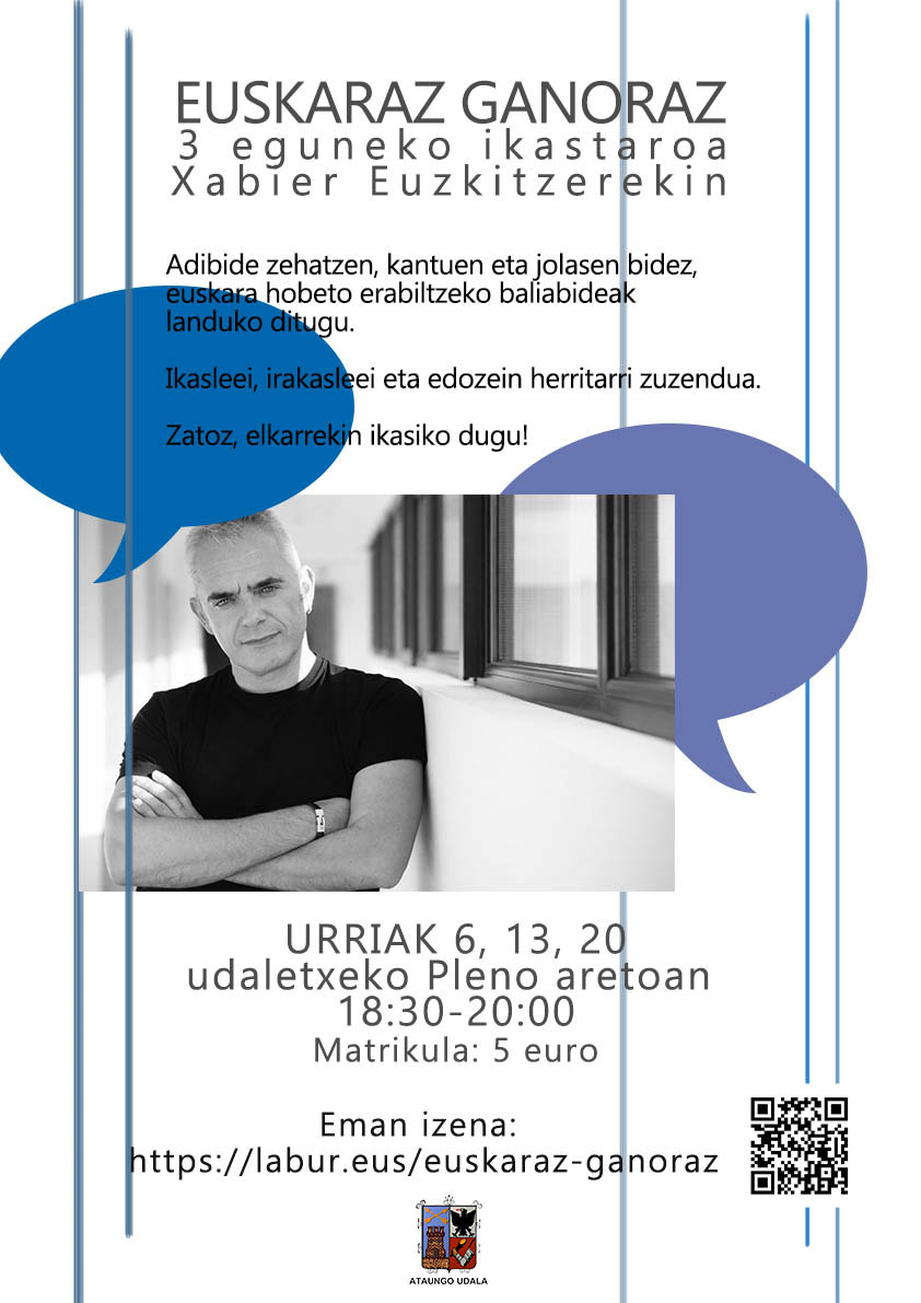 EUSKARAZ GANORAZ ikastaroa
